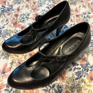 Kelly & Katie Black Mary Jane Heels